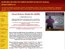 Tablet Screenshot of kokorobushido.com